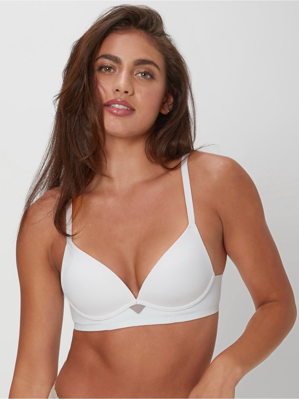 🆕 Maidenform Wireless Bra White 36C